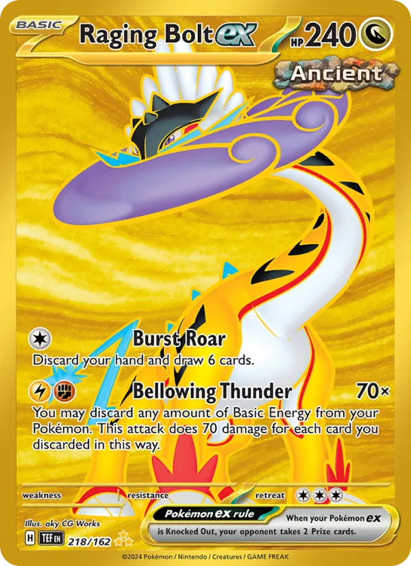 Raging Bolt ex 218 – Holo