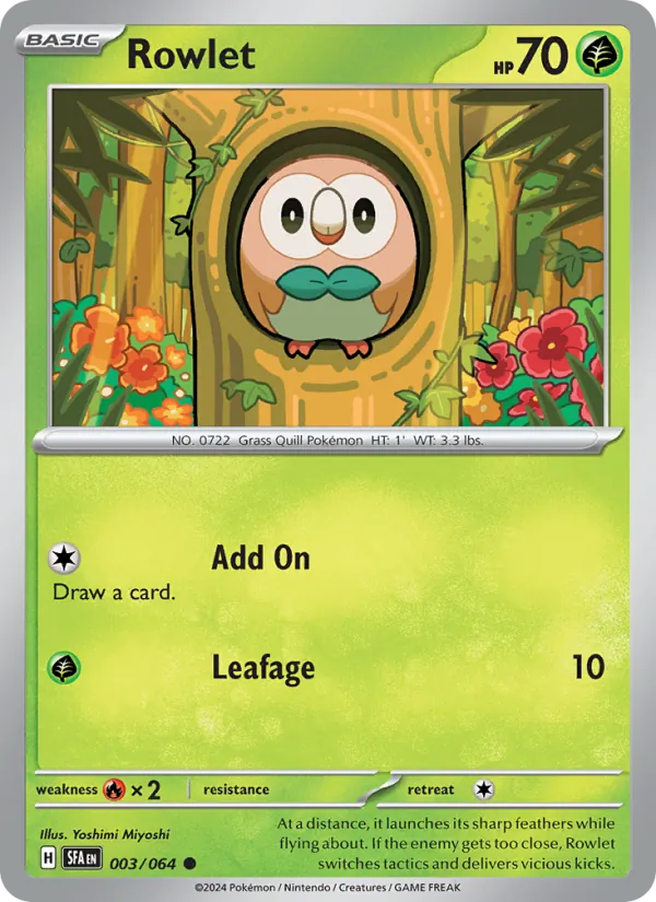 Rowlet 003 – Non-holo