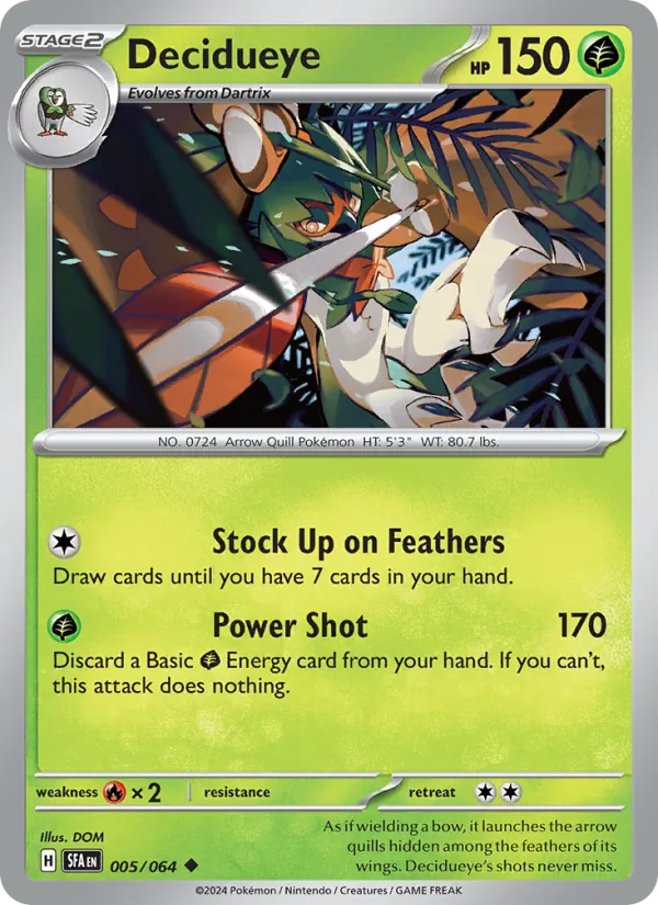 Decidueye 005 – Non-holo