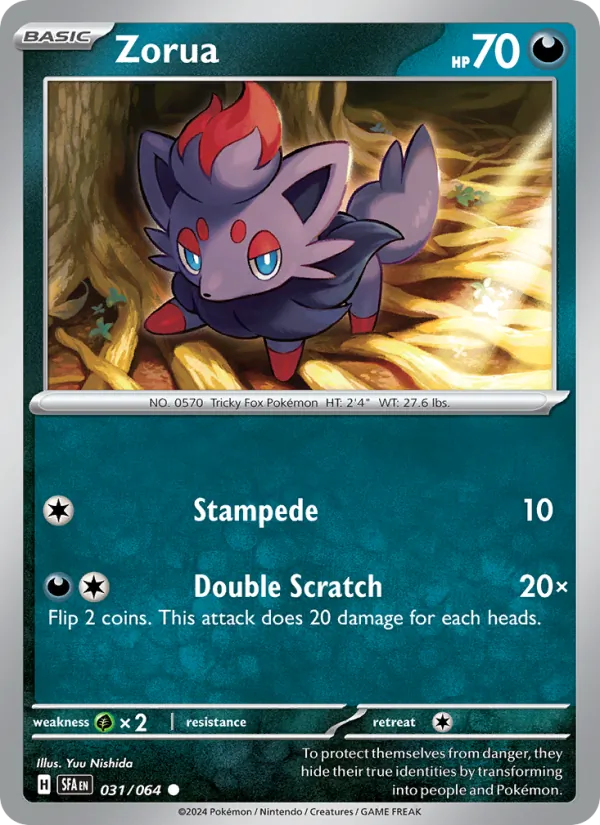 Zorua 031 – Non-holo