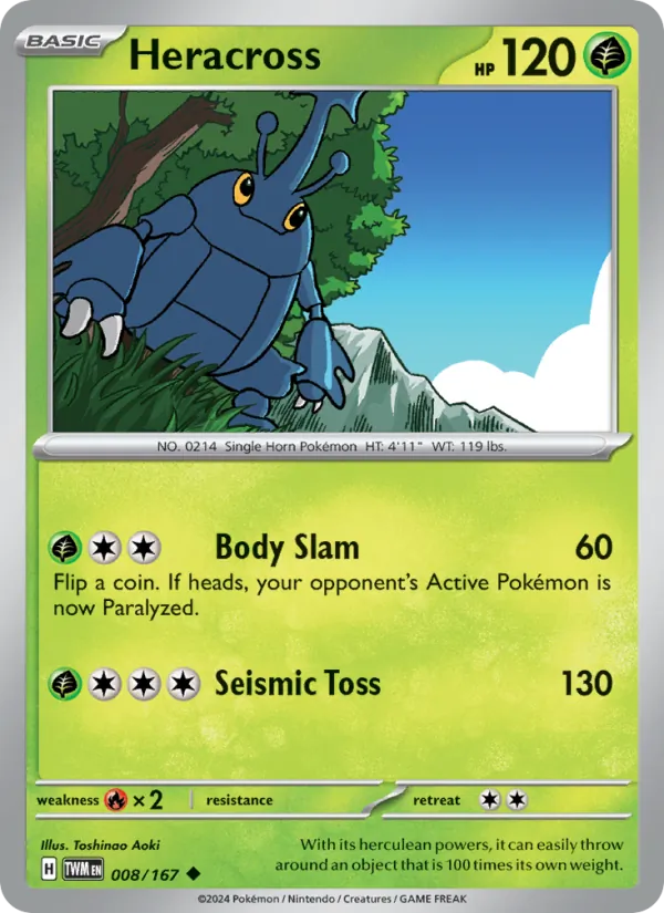 Heracross 008 – Non-holo