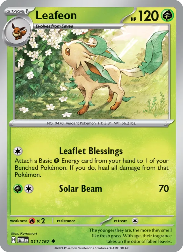 Leafeon 011 – Non-holo