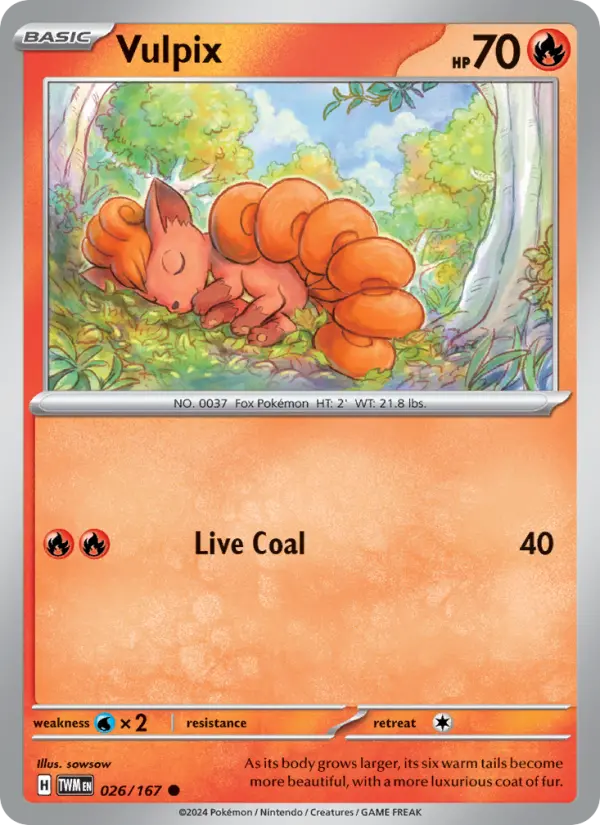 Vulpix 026 – Non-holo