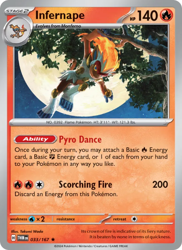 Infernape 033 – Non-holo