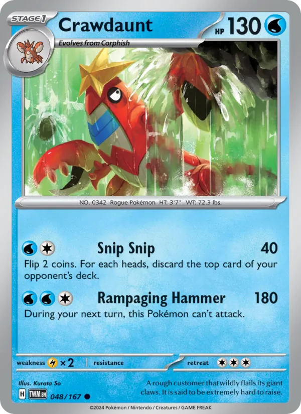 Crawdaunt 048 – Non-holo