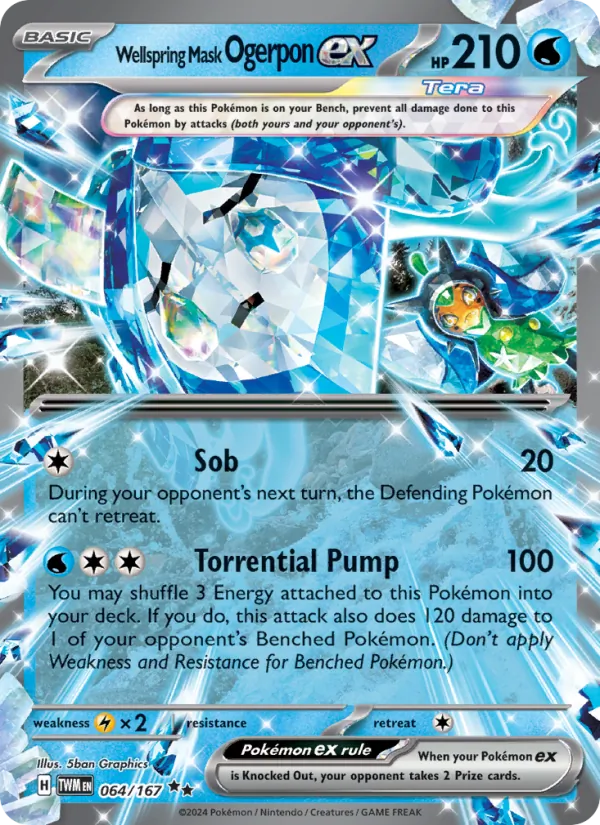 Wellspring Mask Ogerpon ex 064 – Holo