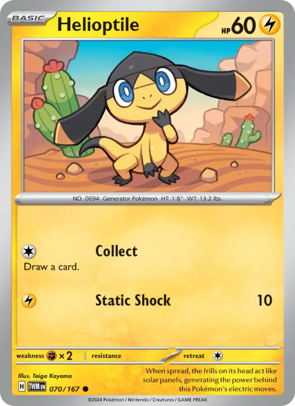 Helioptile 070 – Non-holo