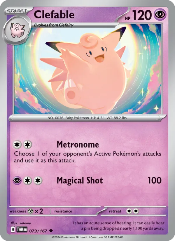 Clefable 079 – Non-holo