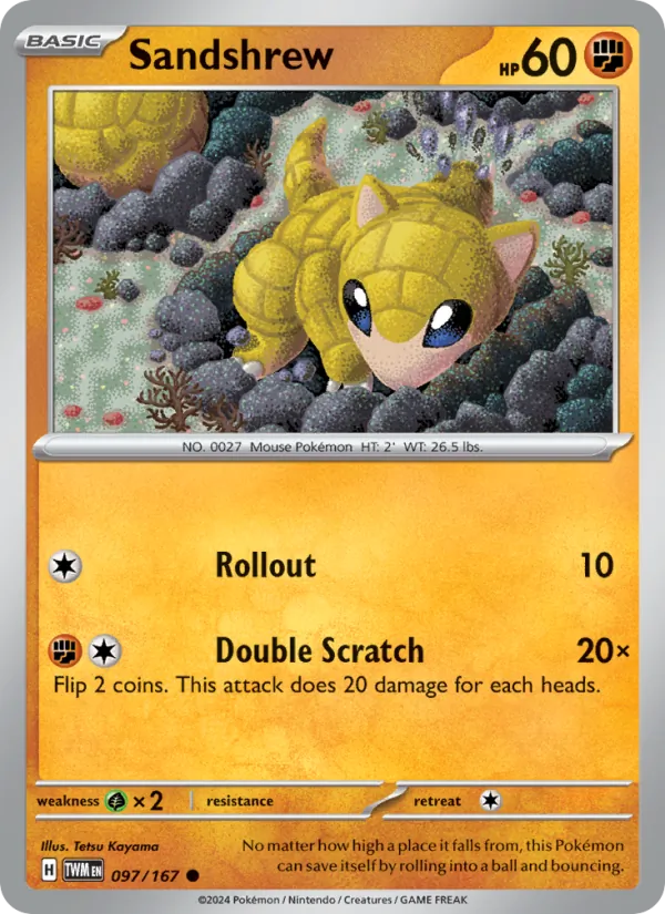 Sandshrew 097 – Non-holo
