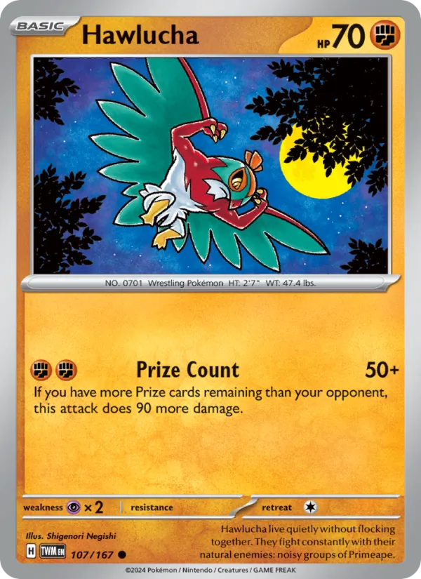 Hawlucha 107 – Non-holo