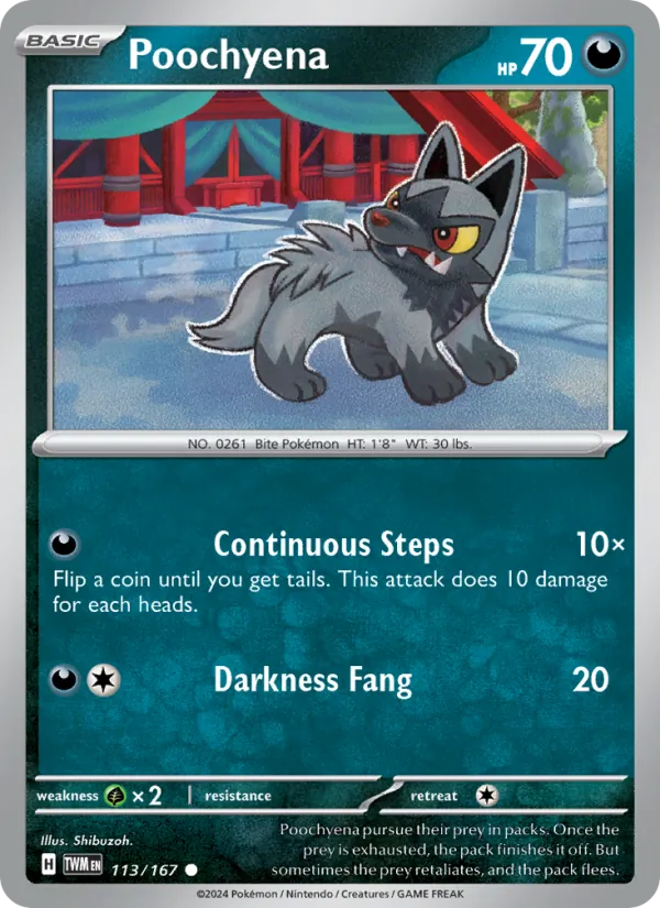 Poochyena 113 – Non-holo
