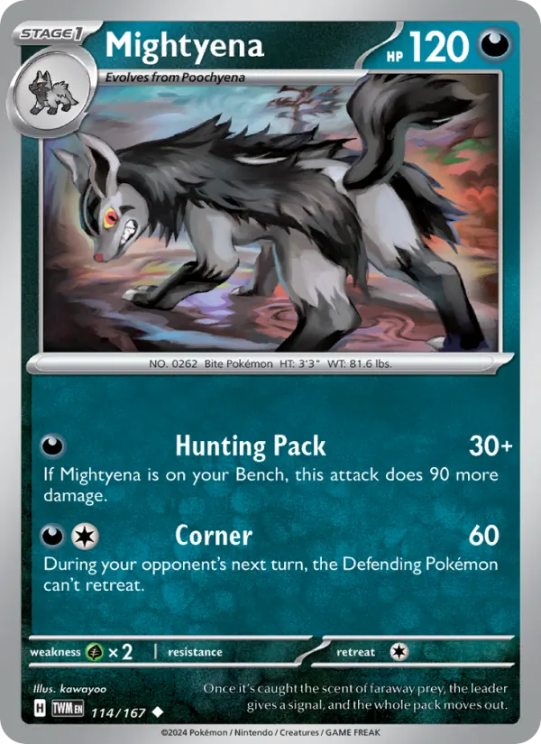 Mightyena 114 – Non-holo