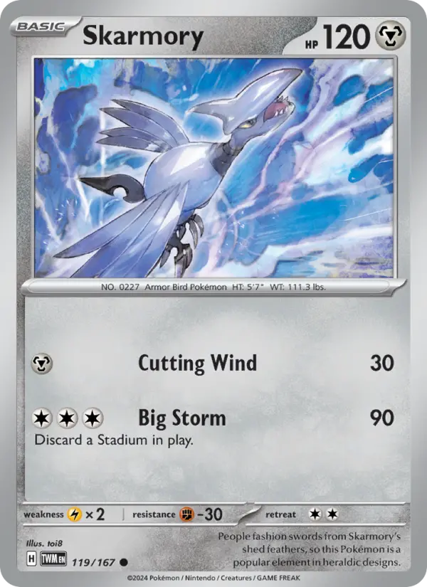 Skarmory 119 – Non-holo