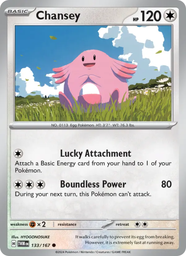 Chansey 133 – Non-holo