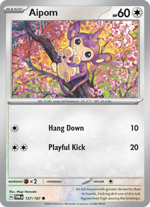 Aipom 137 – Non-holo