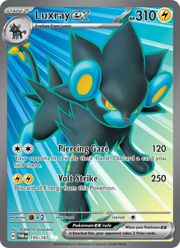 Luxray ex 195 – Holo