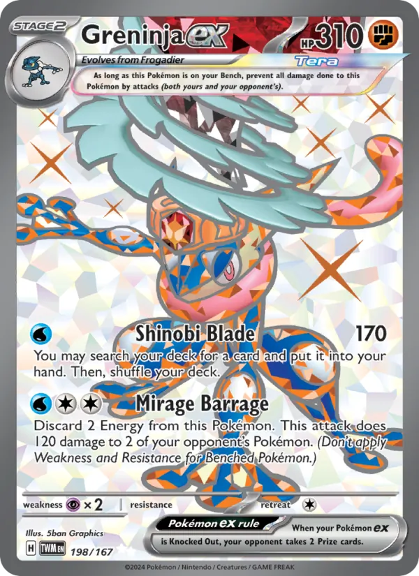 Greninja ex 198 – Holo