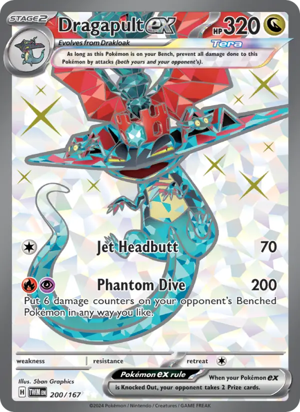 Dragapult ex 200 – Holo