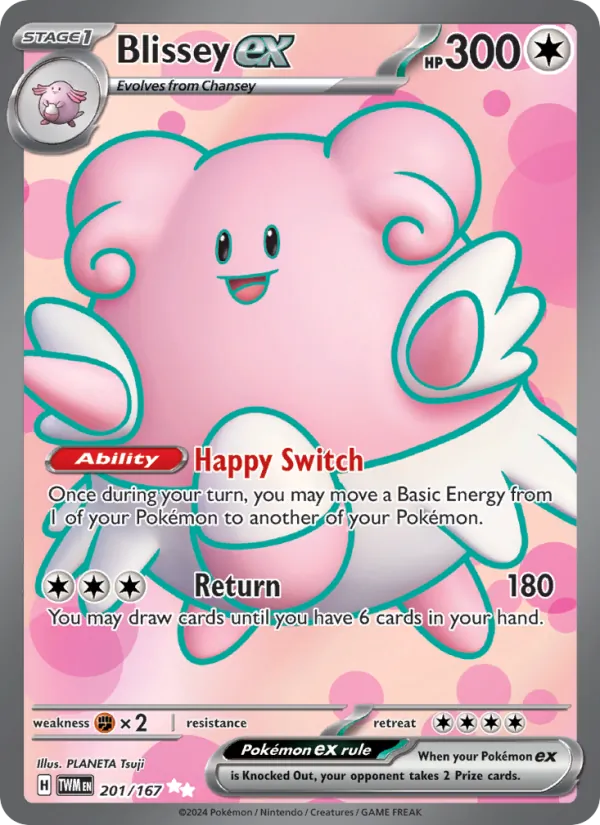 Blissey ex 201 – Holo
