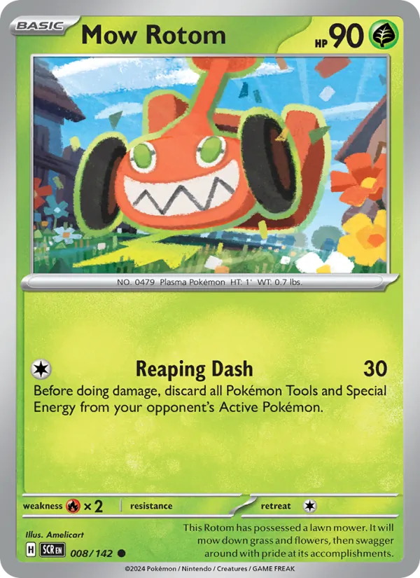 Mow Rotom 008 – Non-holo
