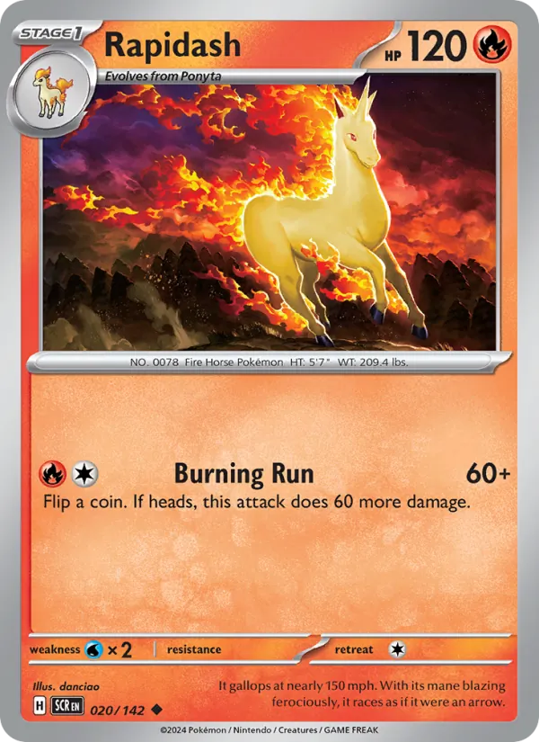 Rapidash 020 – Non-holo
