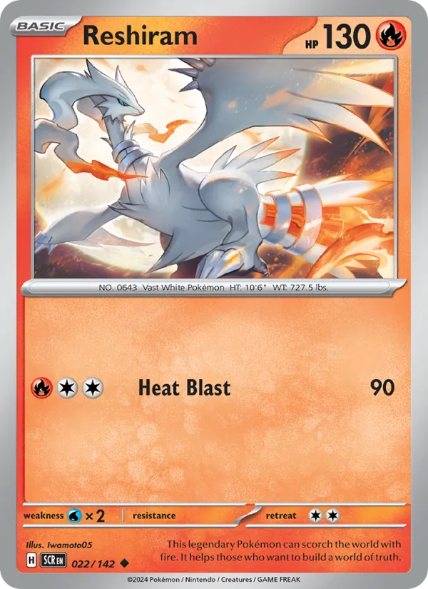 Reshiram 022 – Non-holo
