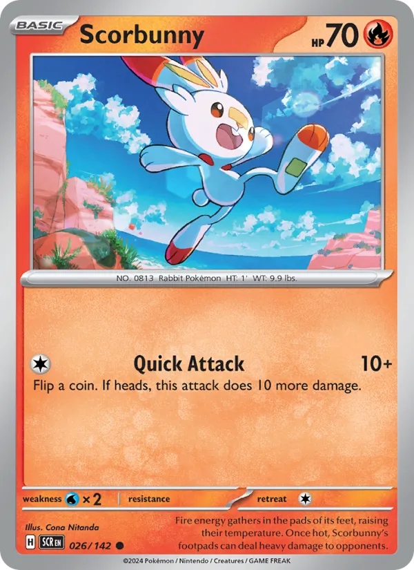Scorbunny 026 – Non-holo