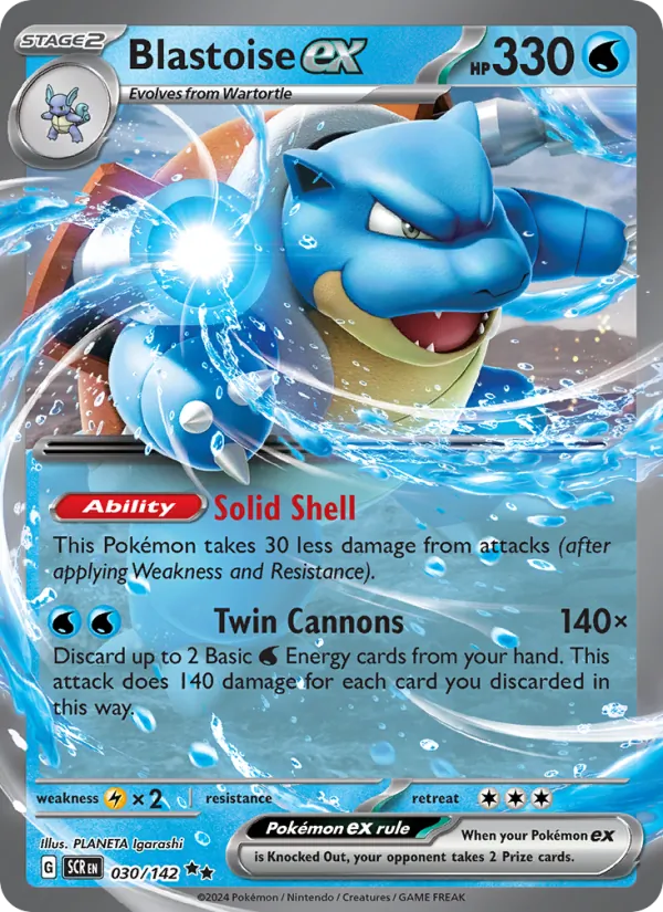 Blastoise ex 030 – Holo