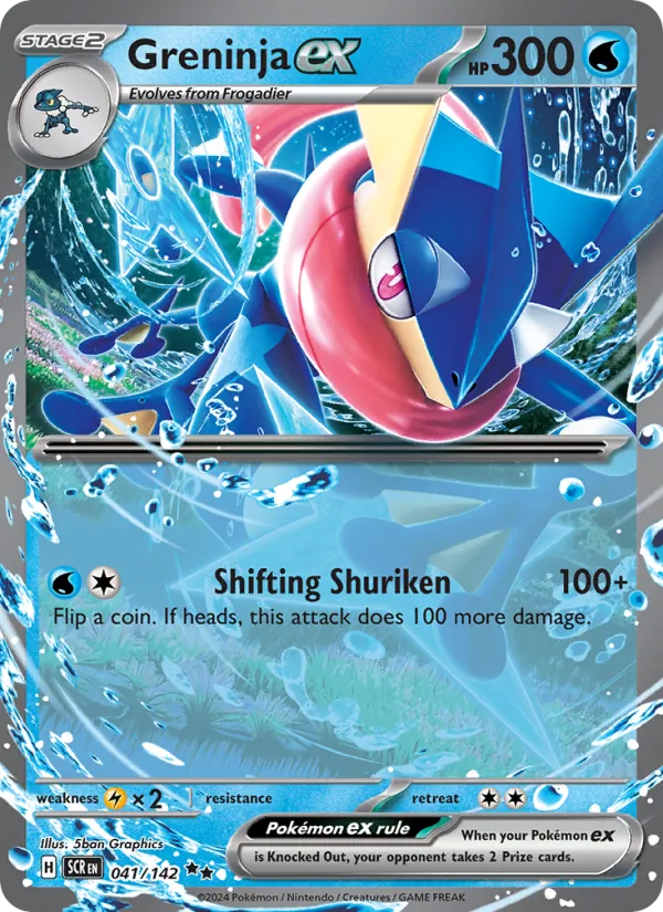 Greninja ex 041 – Holo