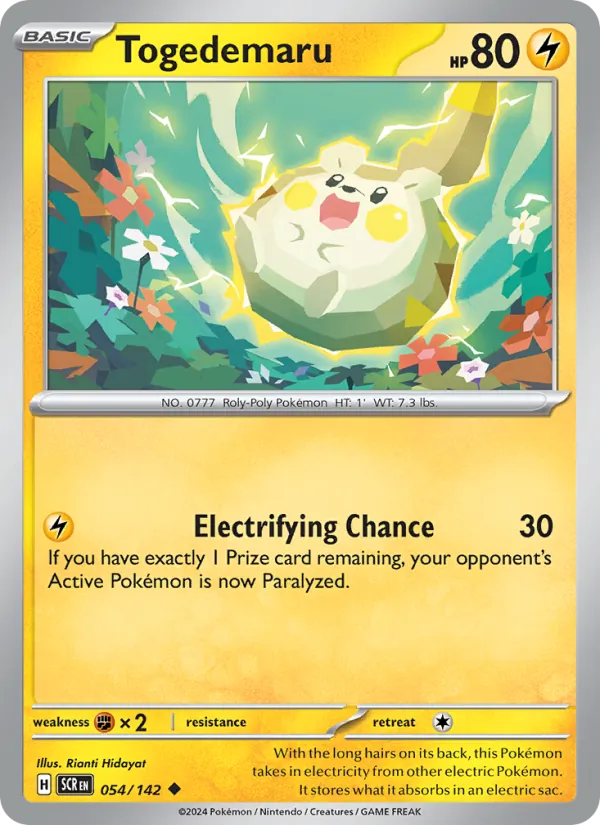 Togedemaru 054 – Non-holo