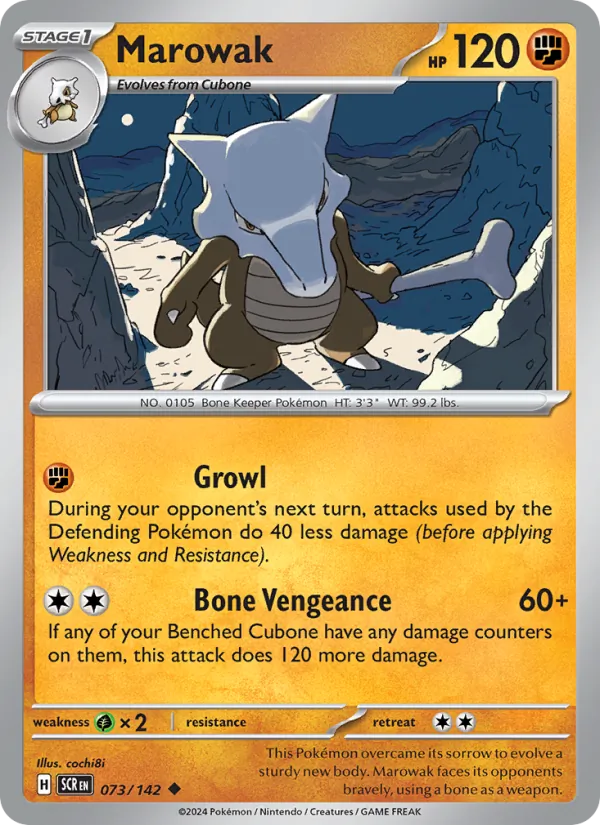 Marowak 073 – Non-holo