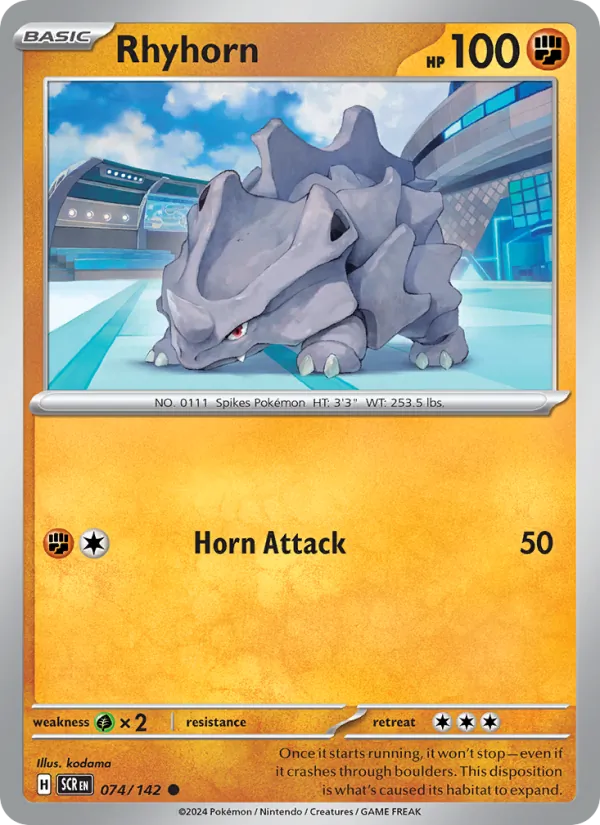 Rhyhorn 074 – Non-holo
