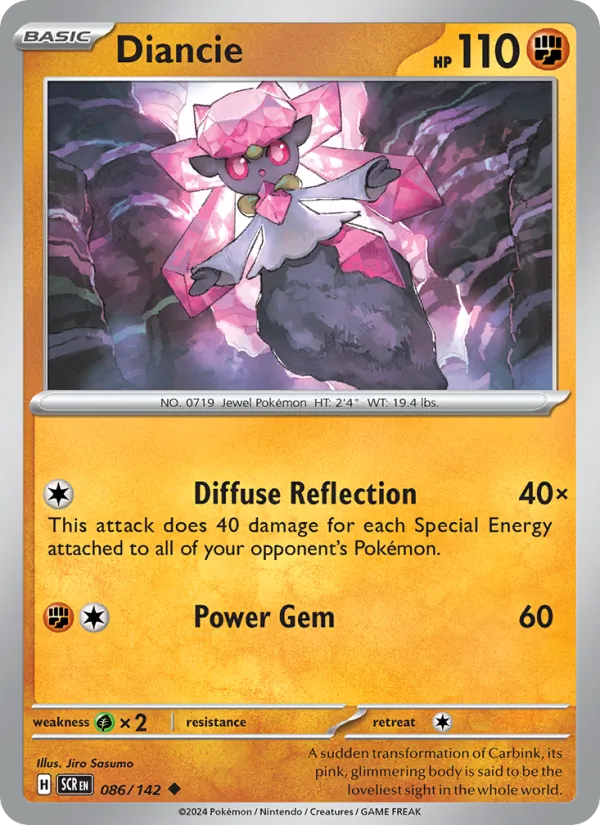 Diancie 086 – Non-holo