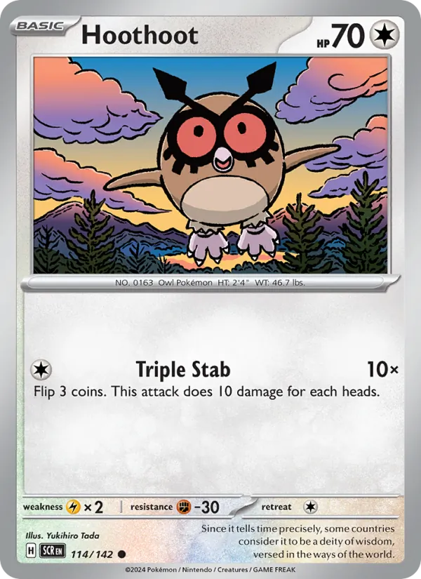 Hoothoot 114 – Non-holo