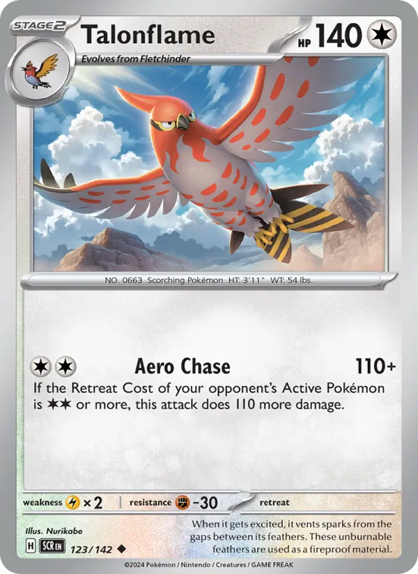 Talonflame 123 – Non-holo
