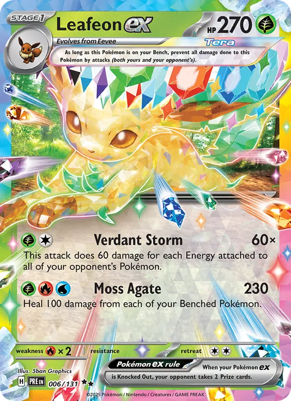 Leafeon ex 006 – Holo