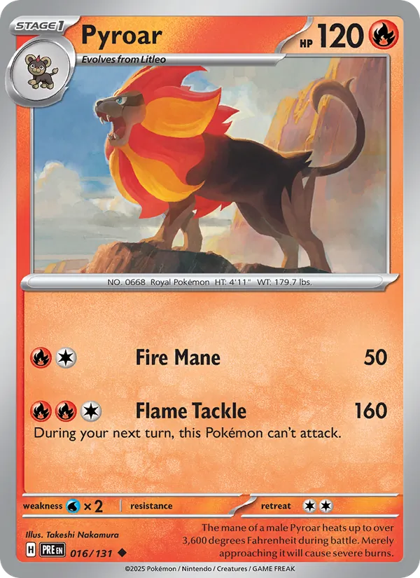 Pyroar 016 – Non-holo