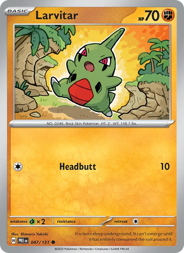 Larvitar 047 – Non-holo