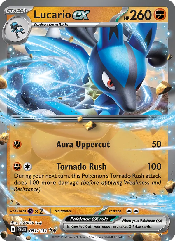 Lucario ex 051 – Holo