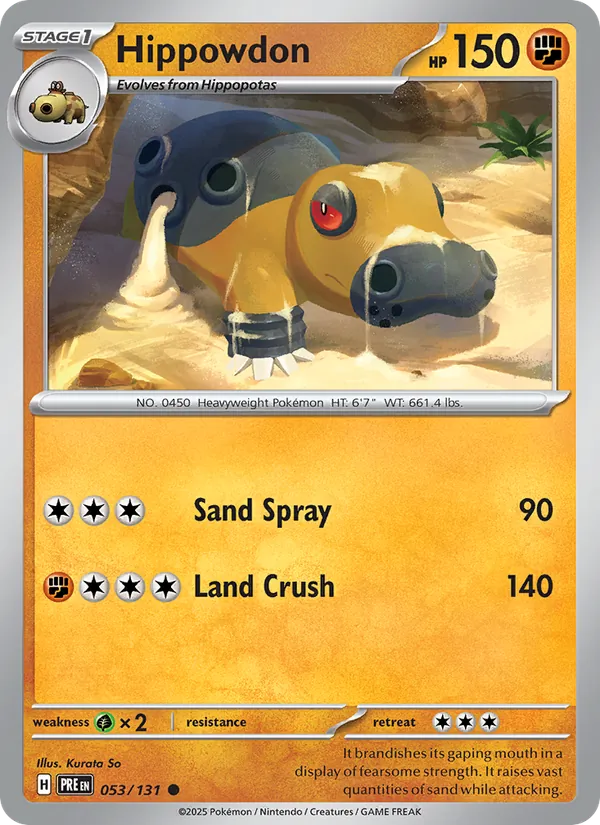 Hippowdon 053 – Non-holo