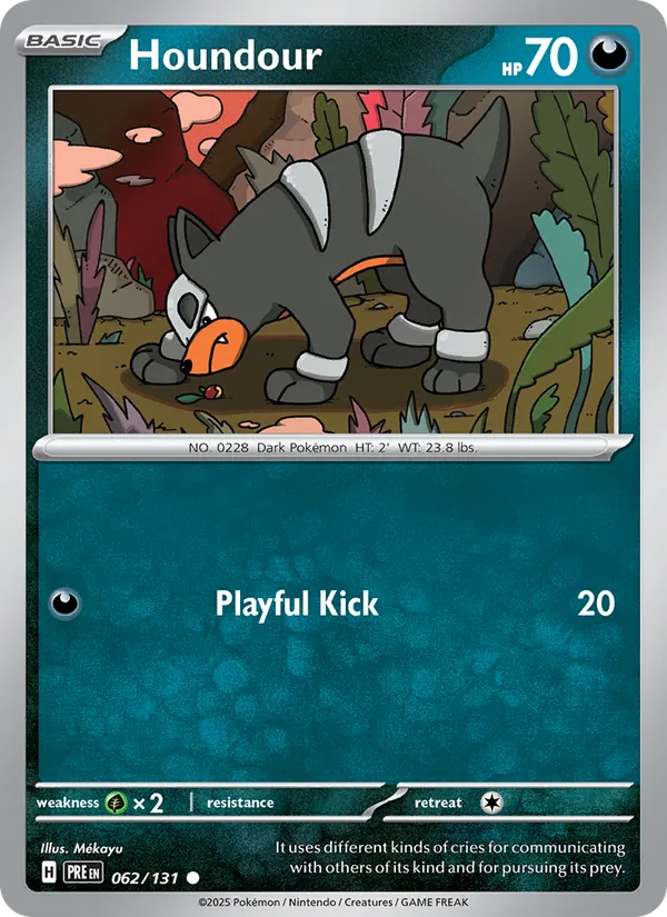 Houndour 062 – Non-holo