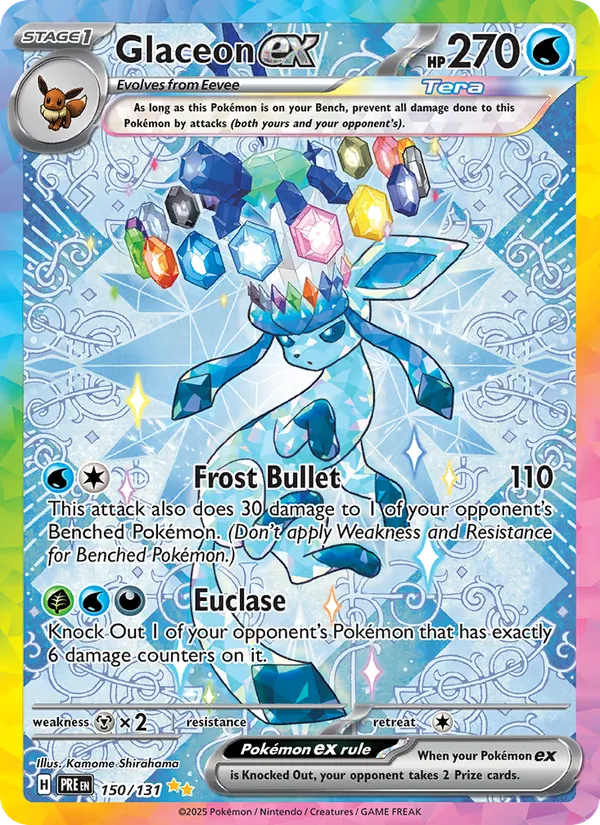 Glaceon ex 150 – Holo