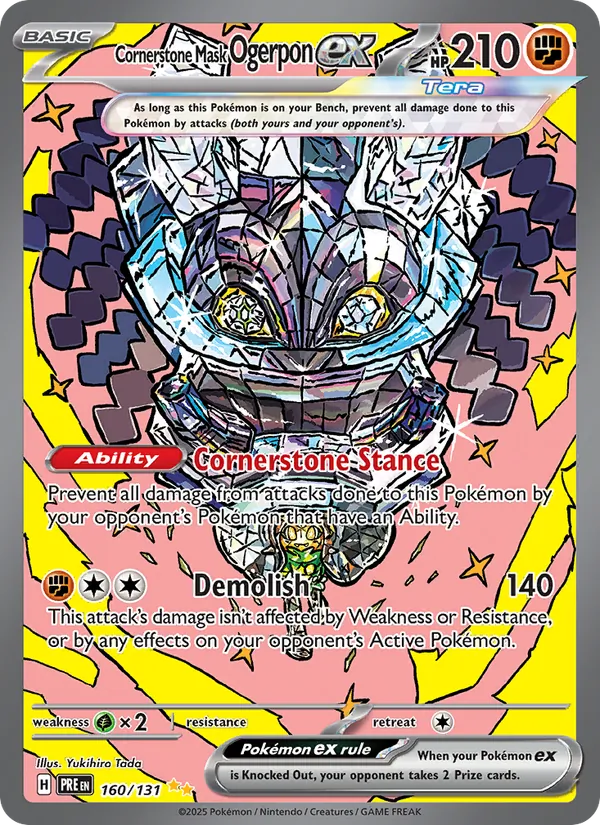 Cornerstone Mask Ogerpon ex 160 – Holo