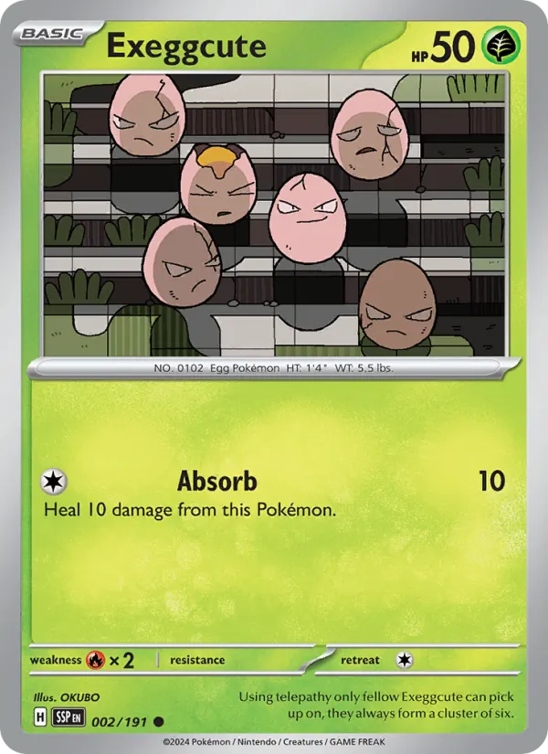 Exeggcute 002 – Non-holo