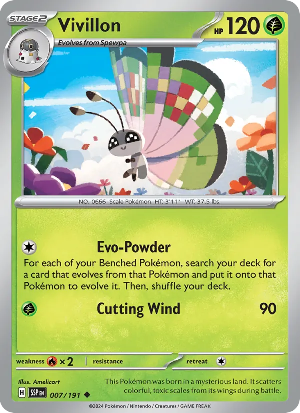 Vivillon 007 – Non-holo