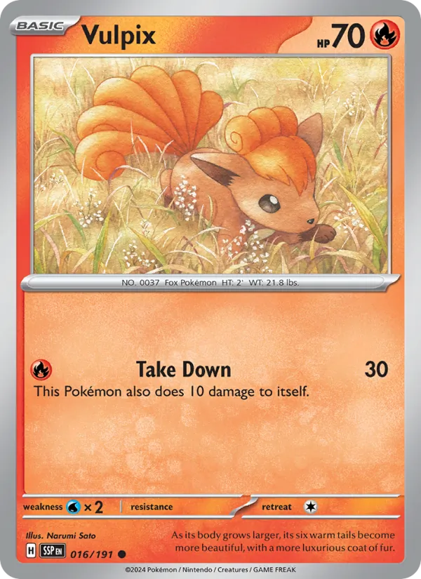 Vulpix 016 – Non-holo