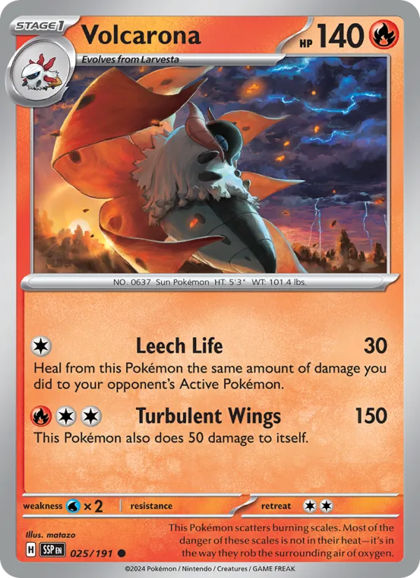 Volcarona 025 – Non-holo