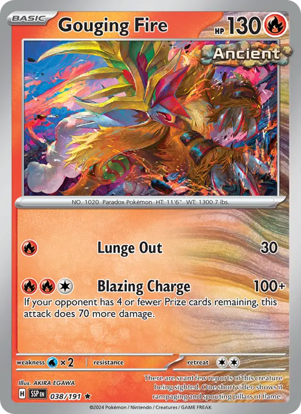 Gouging Fire 038 – Non-holo