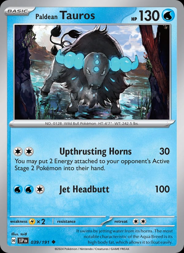 Paldean Tauros 039/191