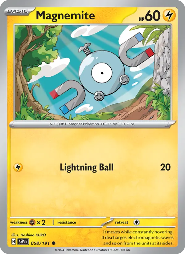 Magnemite 058 – Non-holo